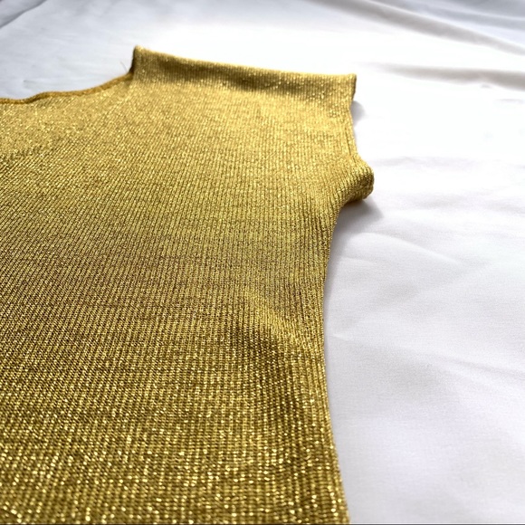 VTG Ana California Gold Knit Sleeveless Top - Picture 8 of 15